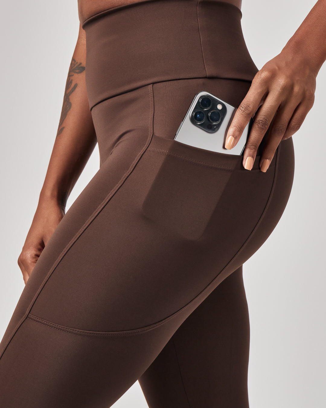 Calça Legging Perf. - Café Torrado