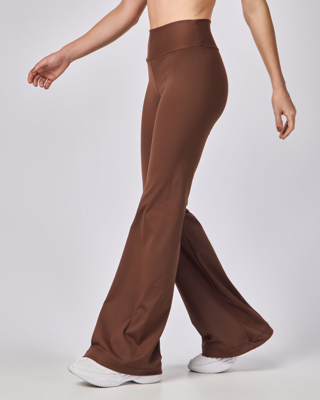 Calça Pantalona Flow - Café Torrado