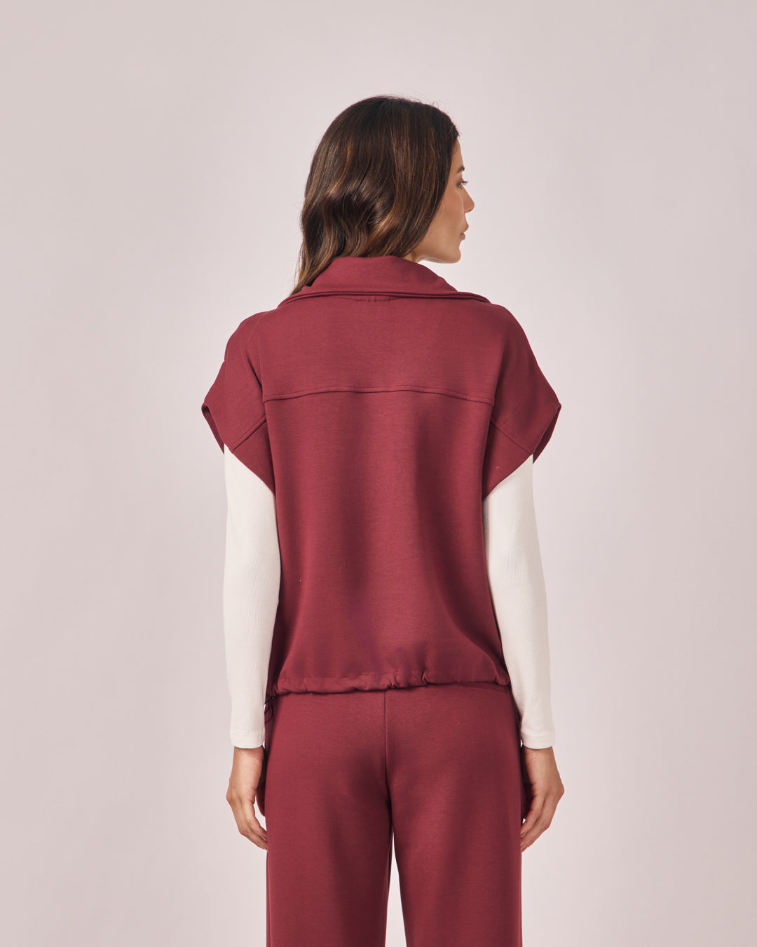Colete Oversized Casual 2.0 - Merlot