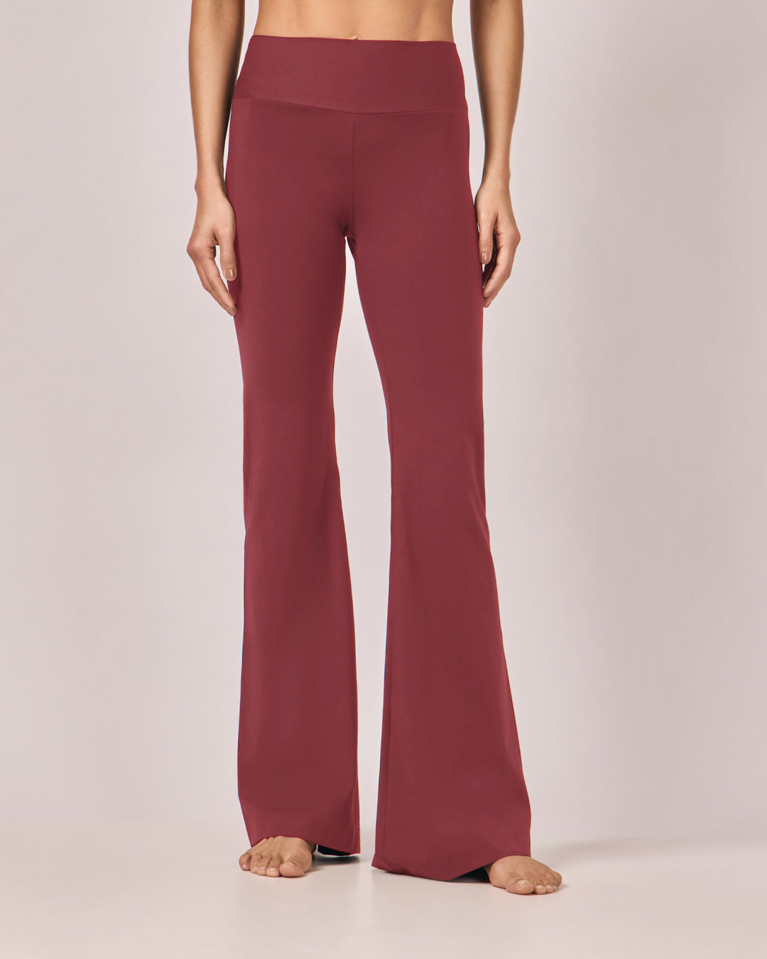 Calça Pantalona Flow - Merlot