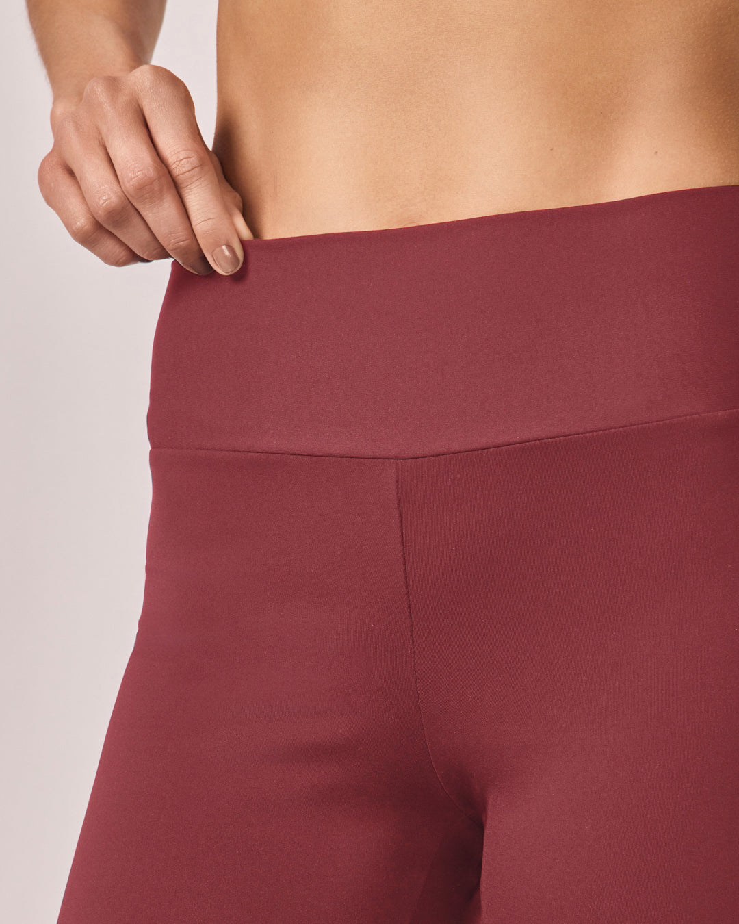 Calça Pantalona Flow - Merlot