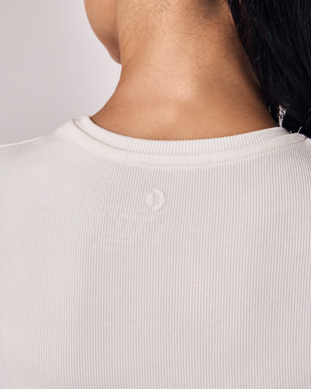 Blusa Manga Curta Modal - Off White