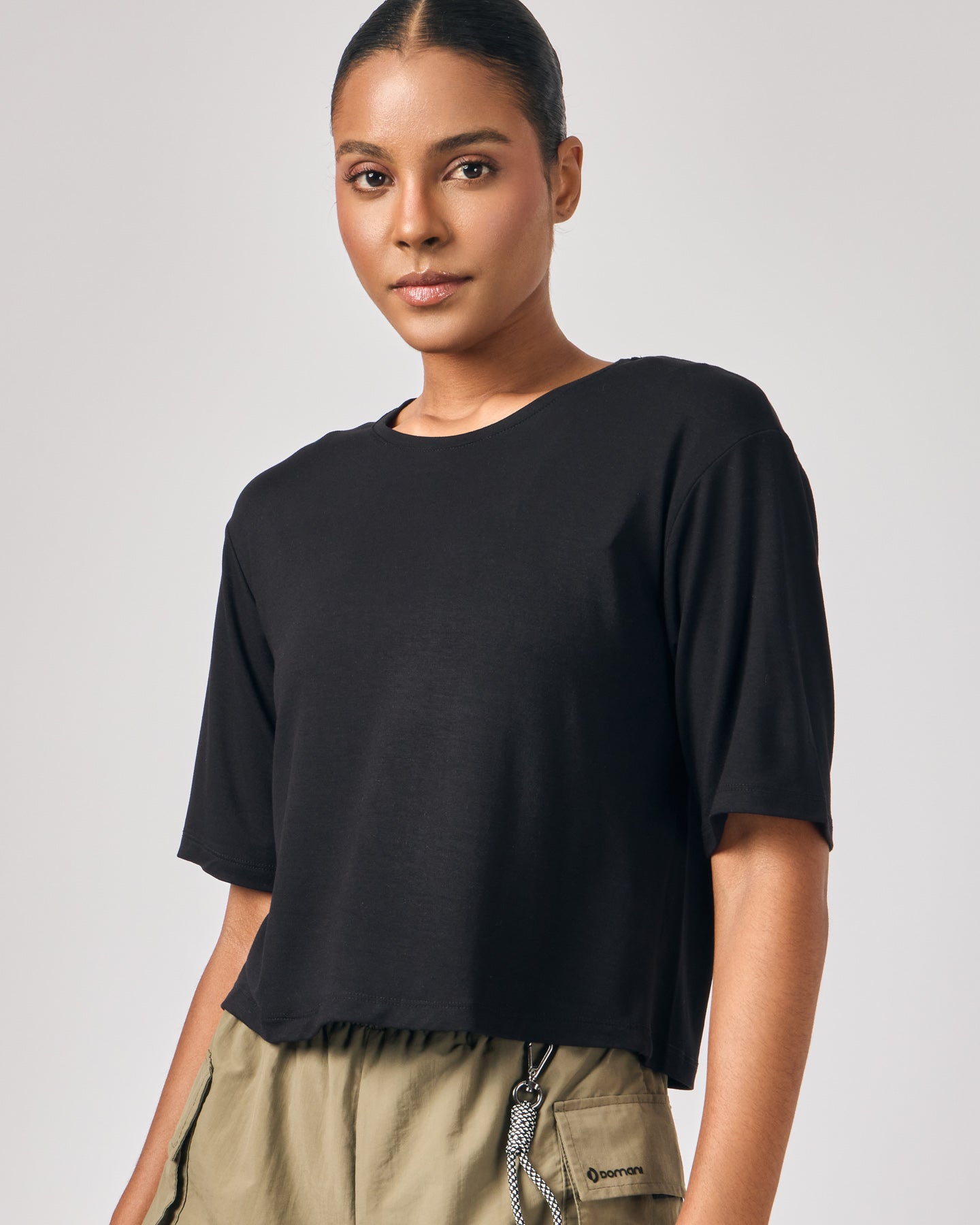 Cropped Modal Alongado - Preto