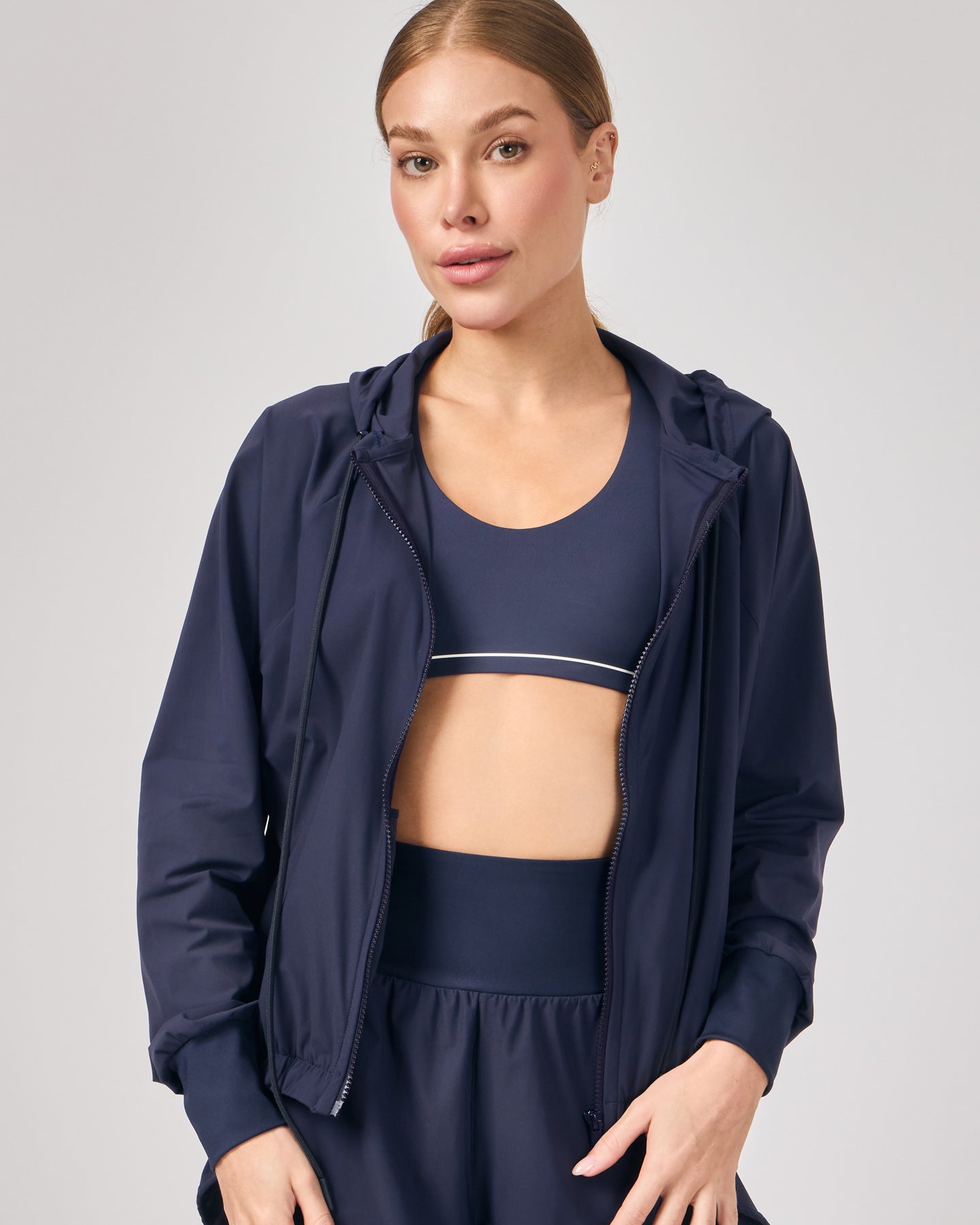 Jaqueta Corta Vento Club - Azul Marinho