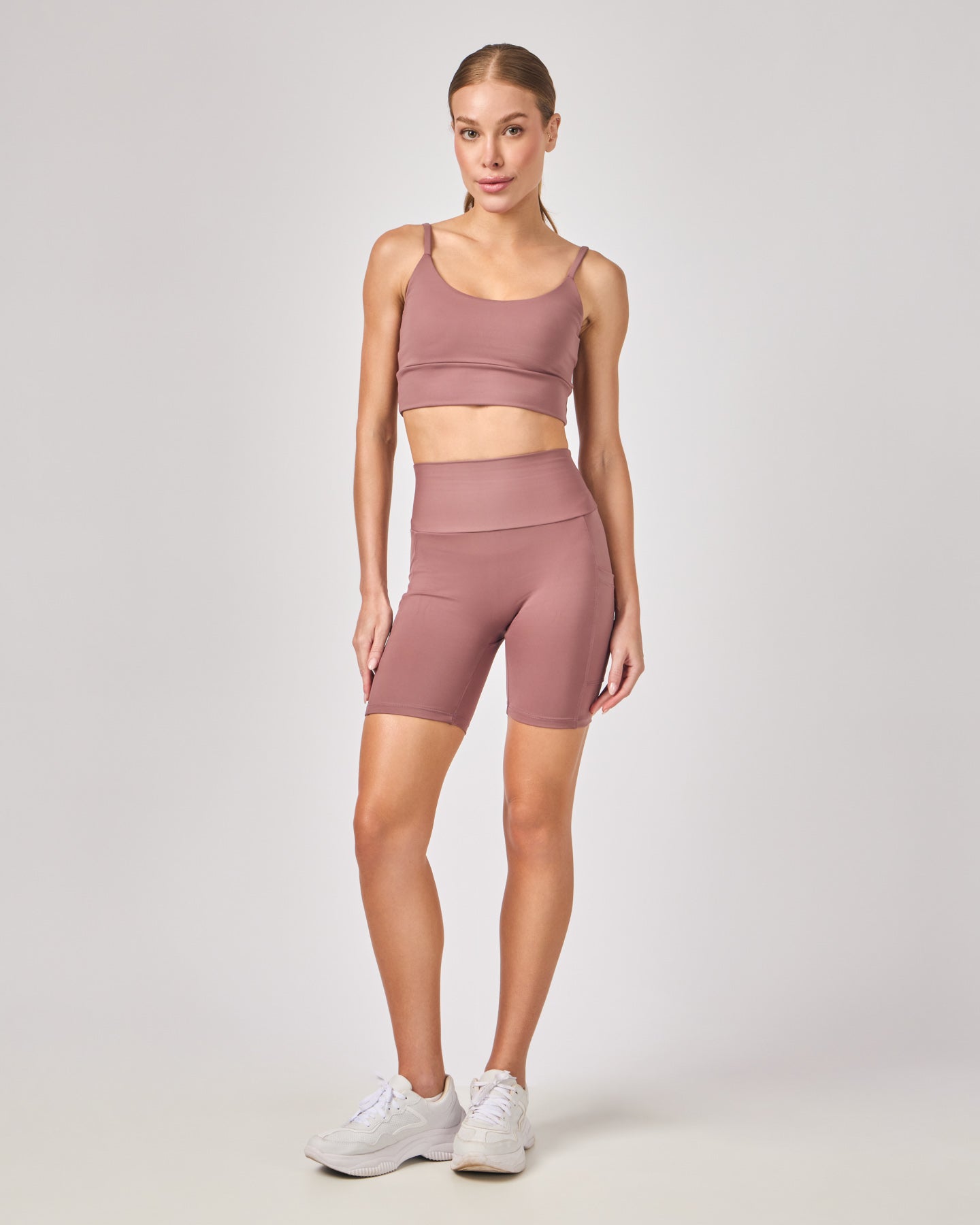 Shorts Biker Longo - Mauve