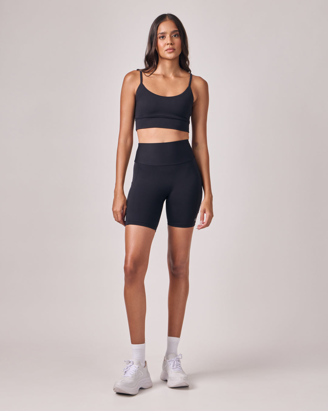 Shorts Biker Longo - Preto