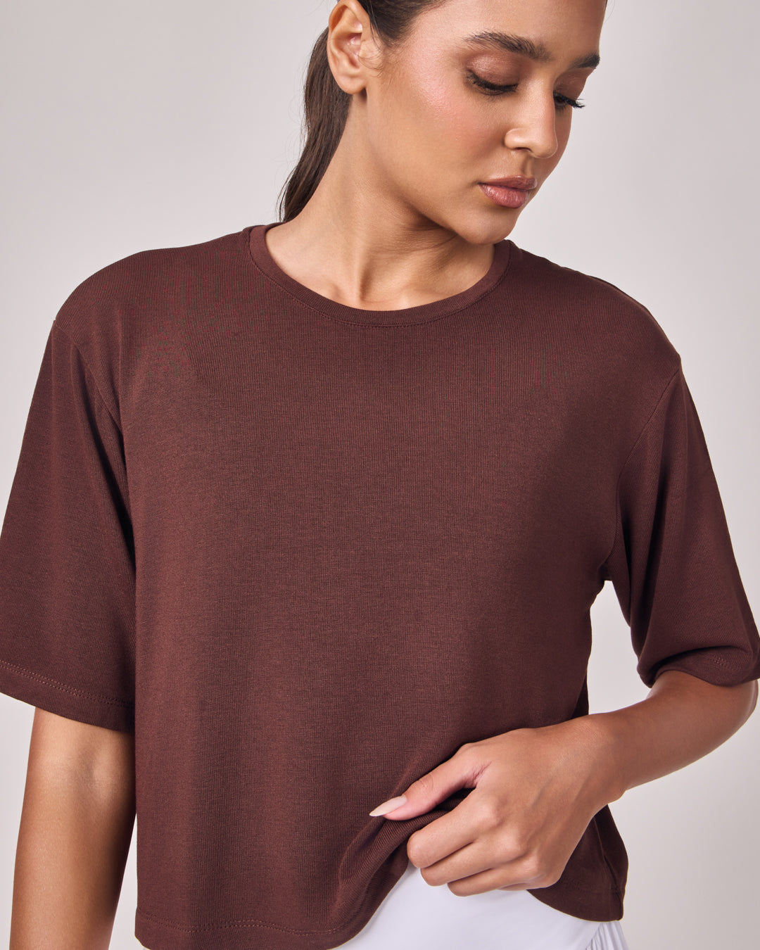 Cropped Modal Texture - Café Torrado