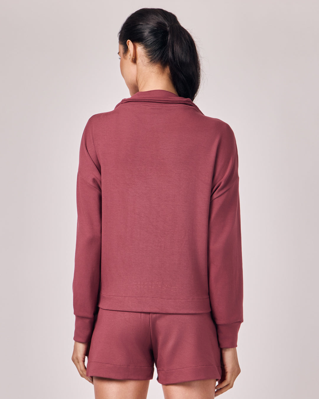 Casaco Casual - Merlot