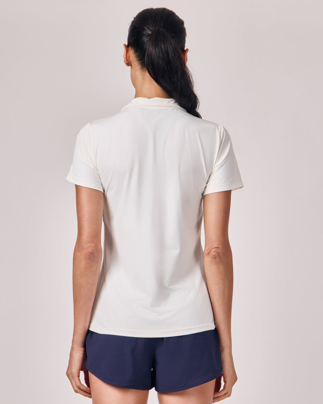 Polo Dry Fit com Zíper - Off White