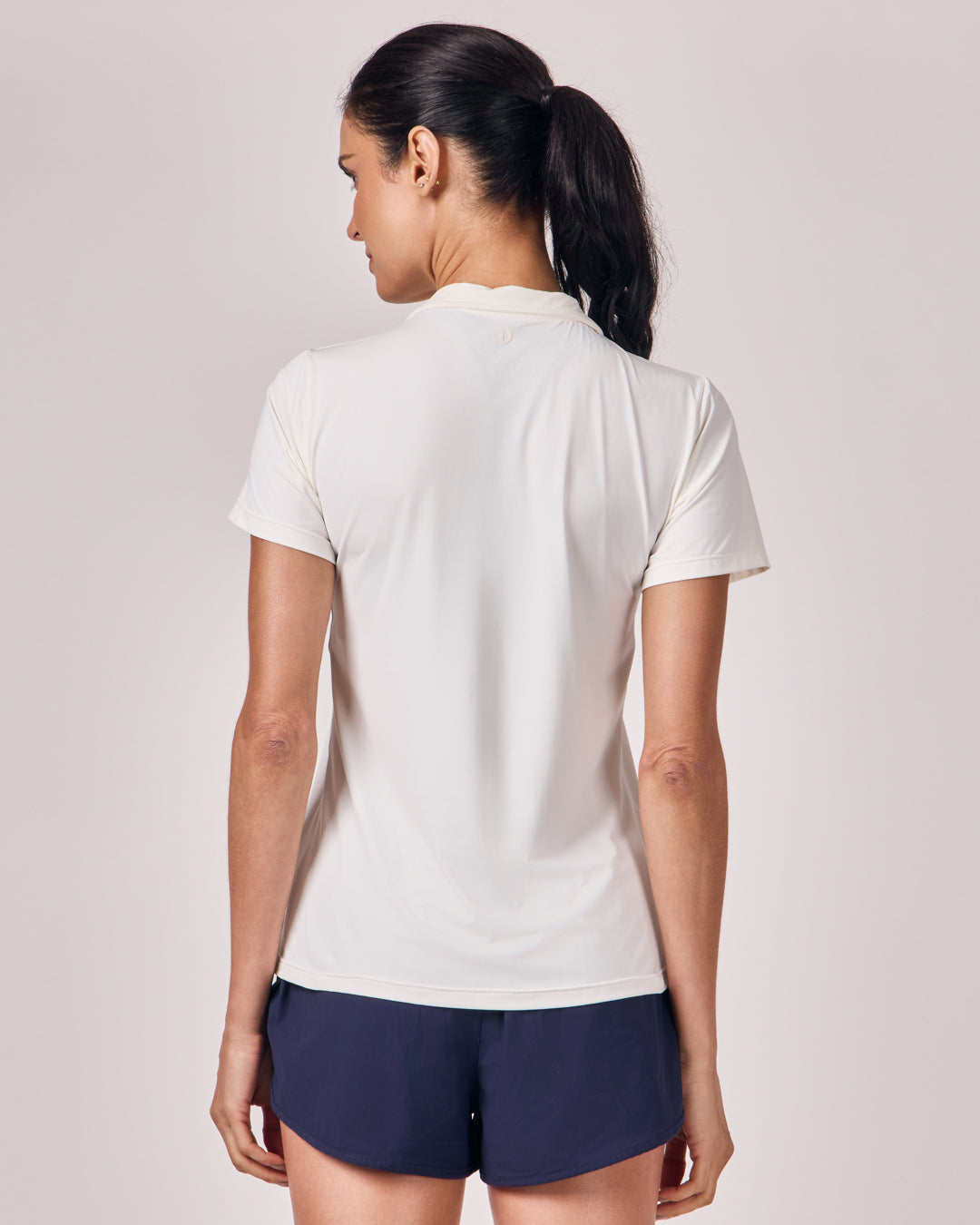 Polo Dry Fit com Zíper - Off White