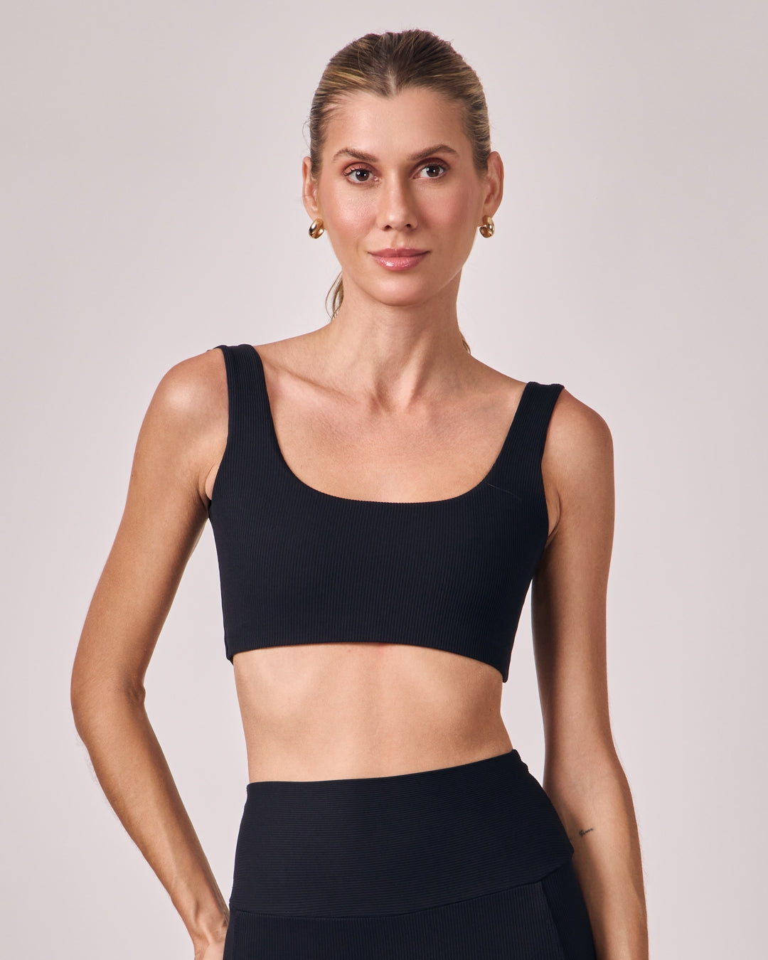 Top Basic Rib - Preto