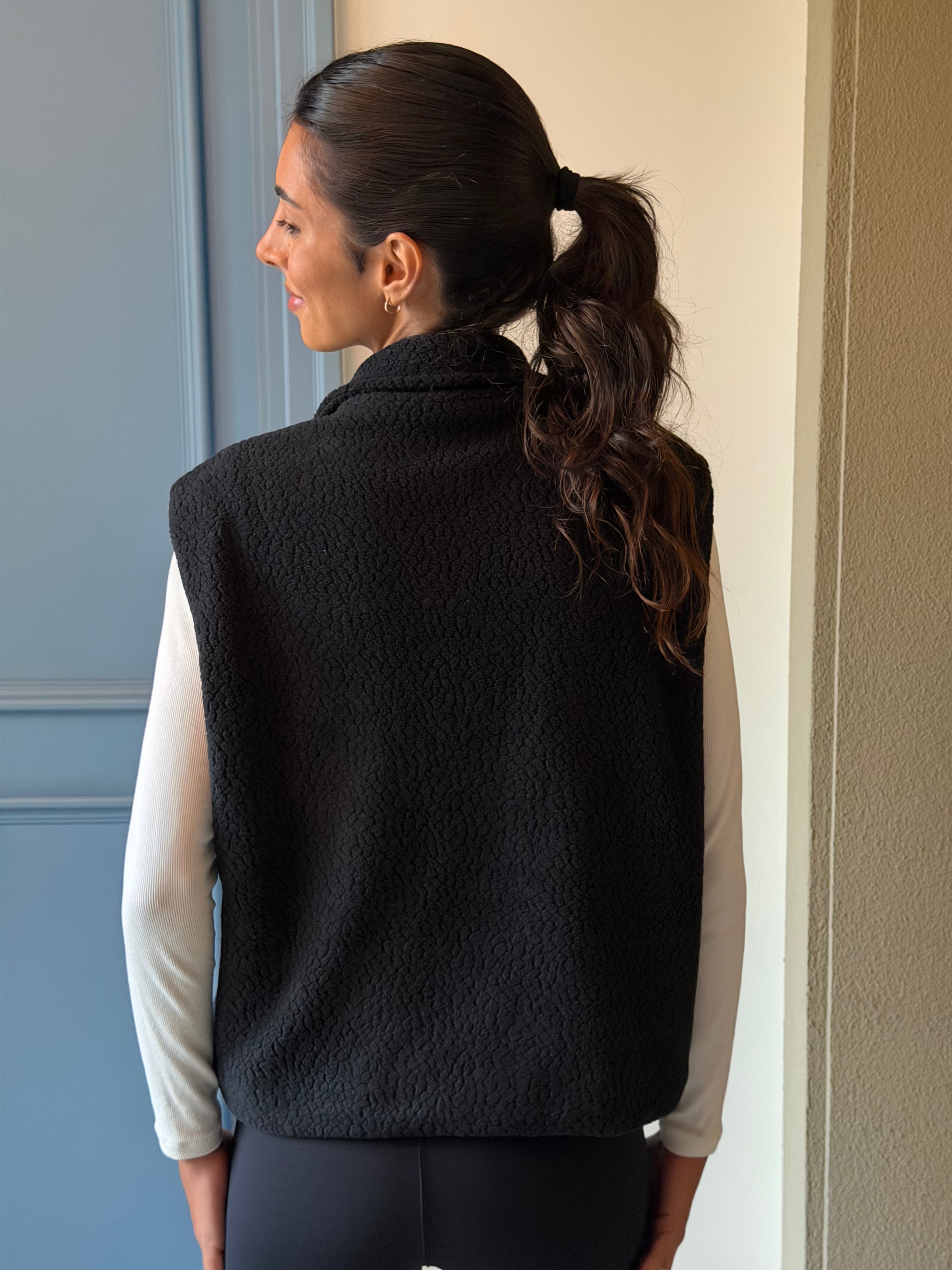 Colete Sherpa - Preto