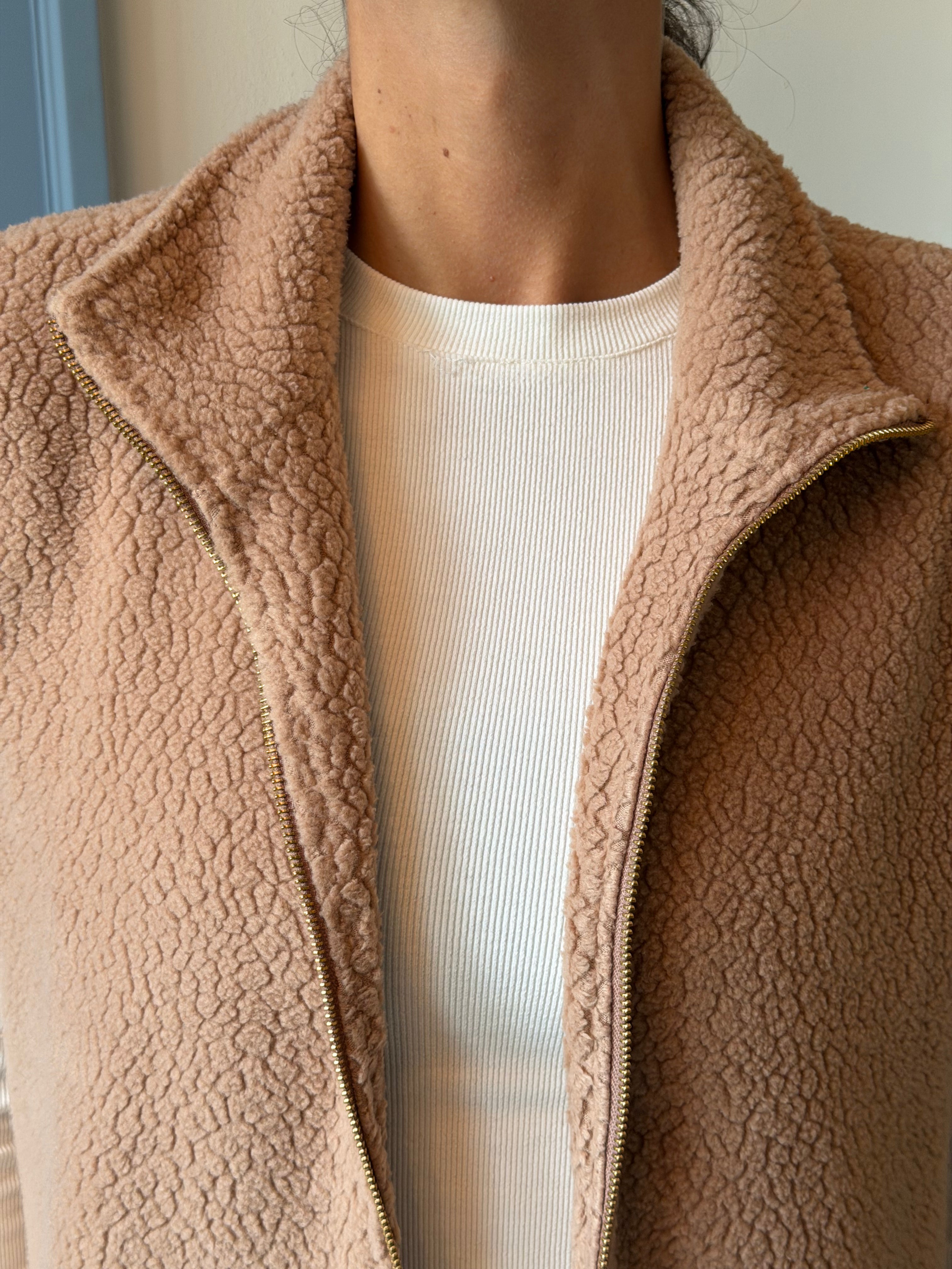 Colete Sherpa - Bege