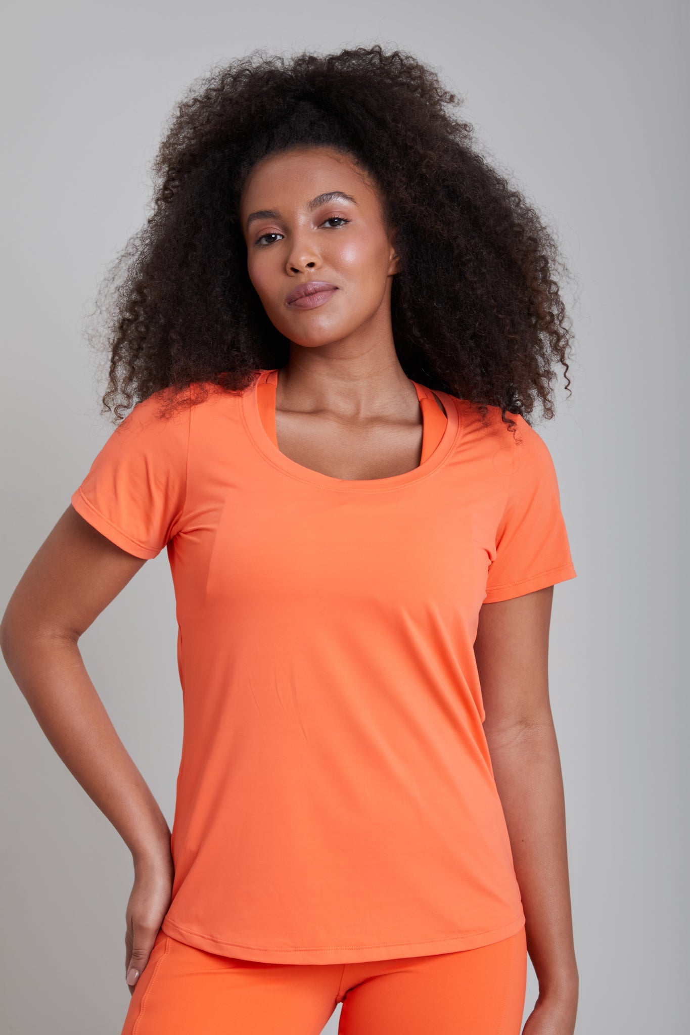 Blusa Dry Fit - Tangerina