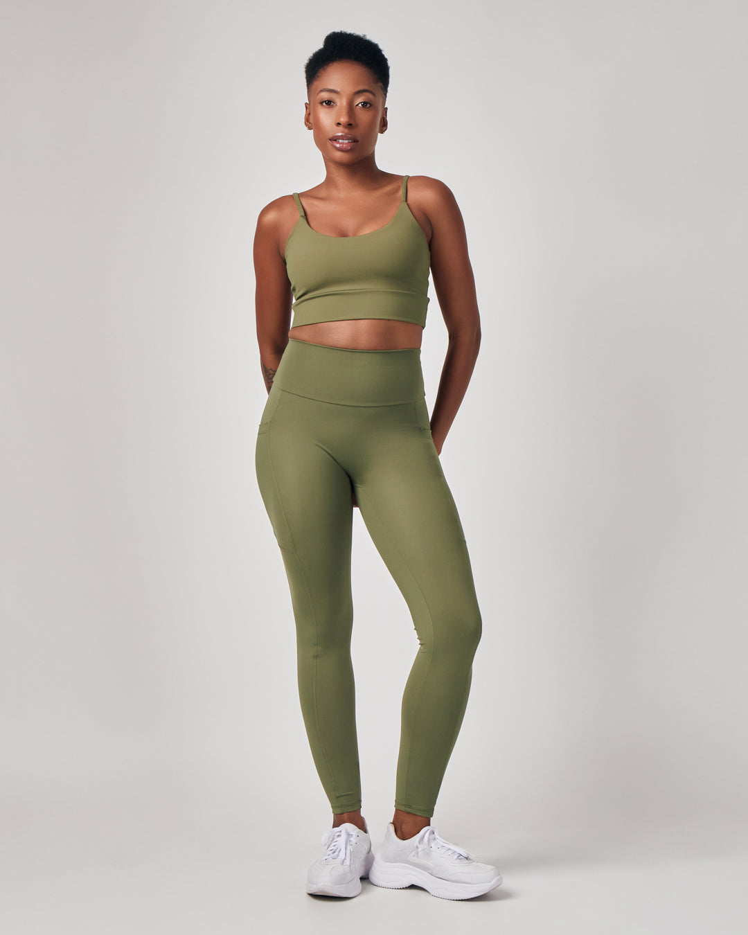 Calça Legging Performance - Verde Oliva