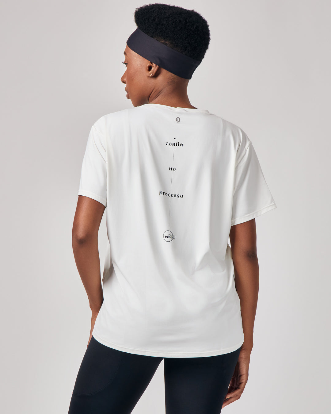 Camiseta Dry Fit Inspira e Transpira - Off White