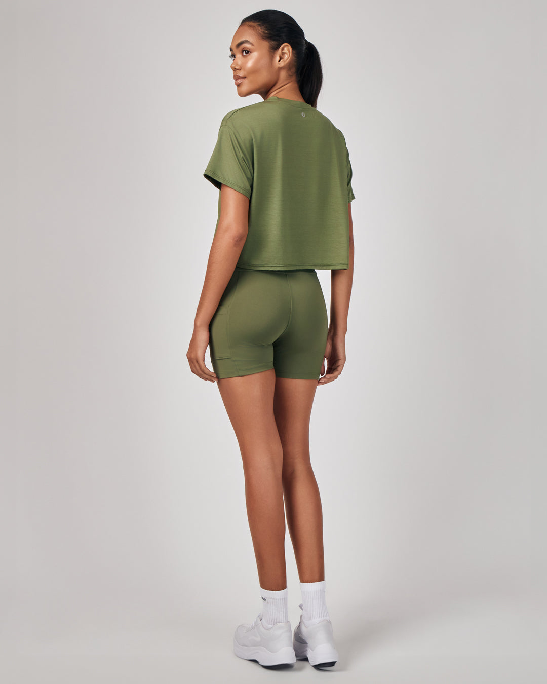 Cropped Modal - Verde Oliva