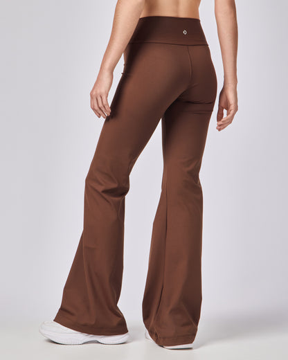 Calça Pantalona Flow - Café Torrado