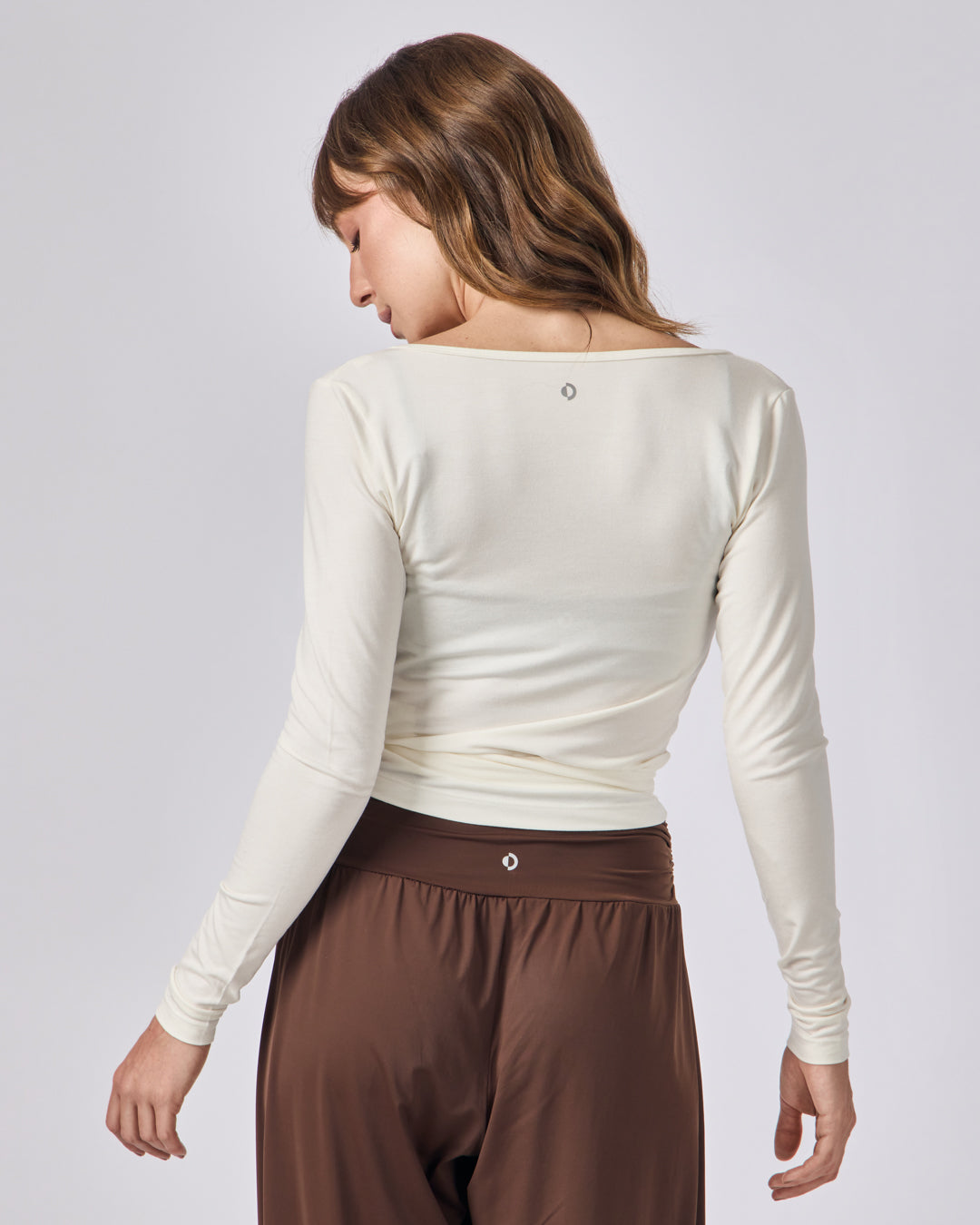 Blusa Transpassada Modal - Off White