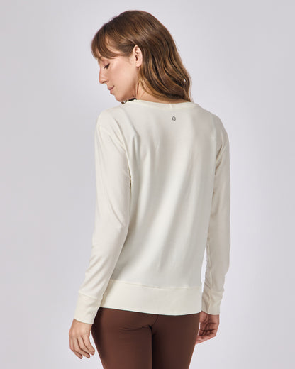 Blusa Manga Longa Modal - Off White