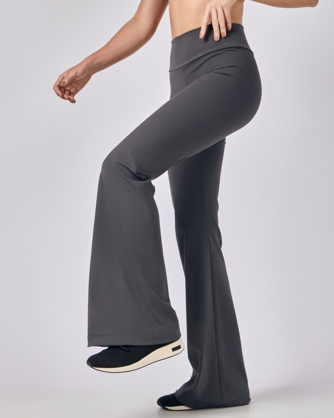 Calça Pantalona Flow - Cinza Chumbo