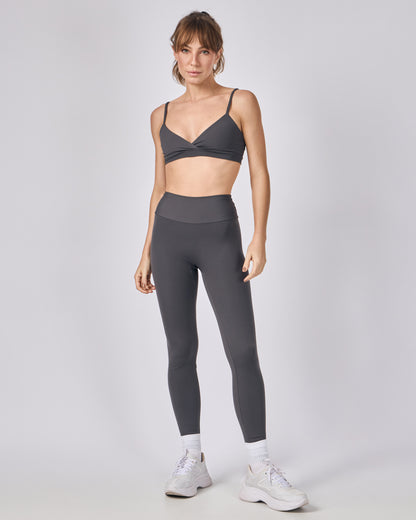 Calça Legging Flow - Cinza Chumbo