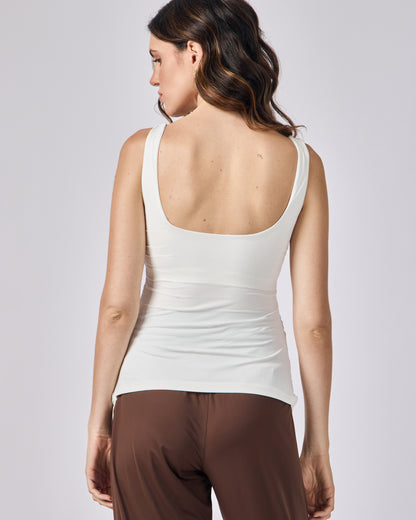 Regata Franzida Maternidade - Off White