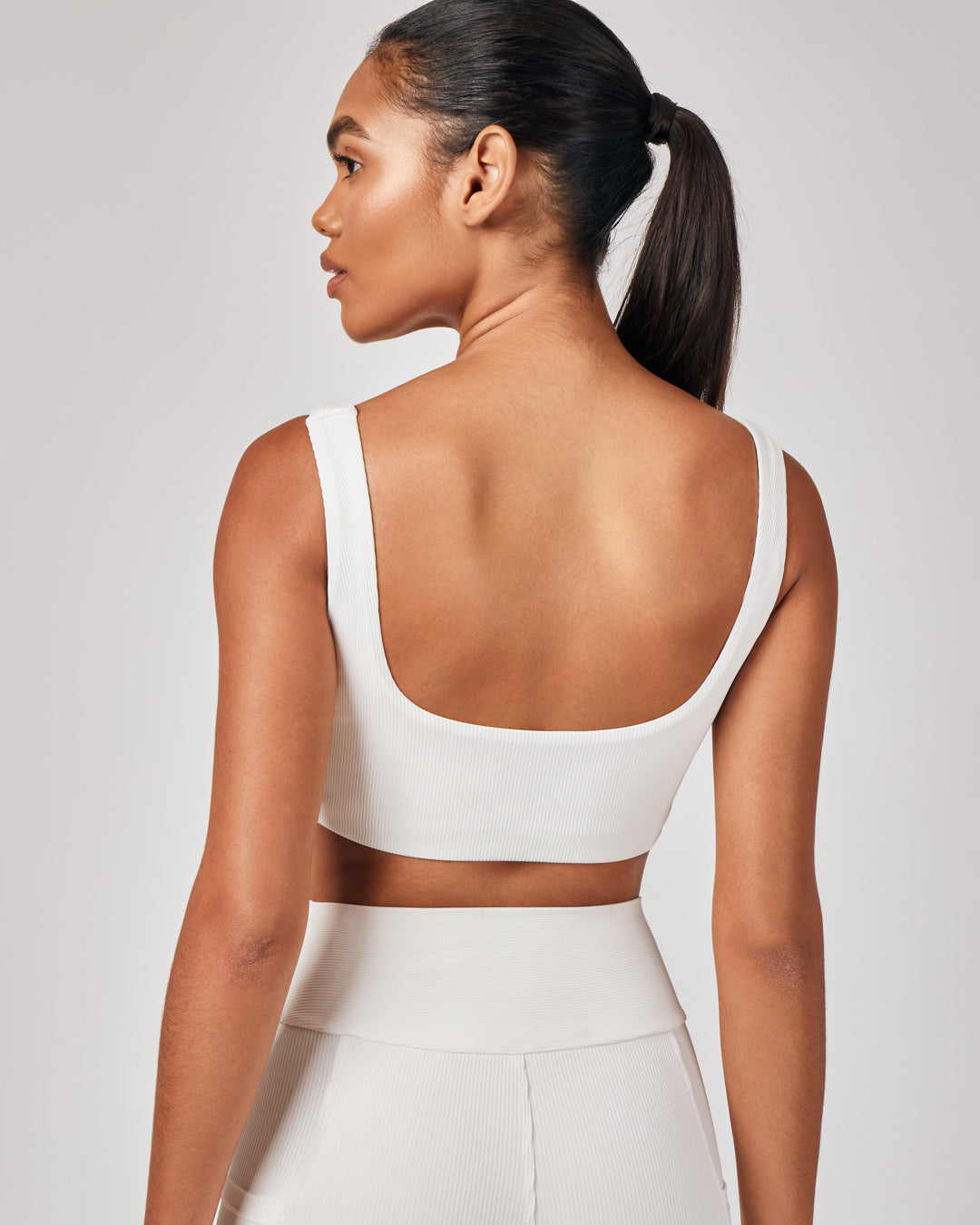 Top Basic Rib -  Off White