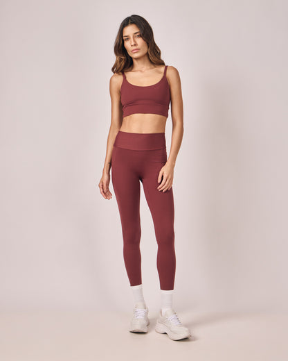 Calça Legging Flow - Merlot