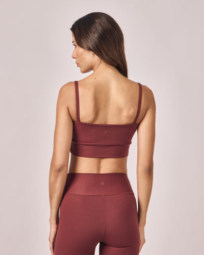 Top Alcinha - Merlot