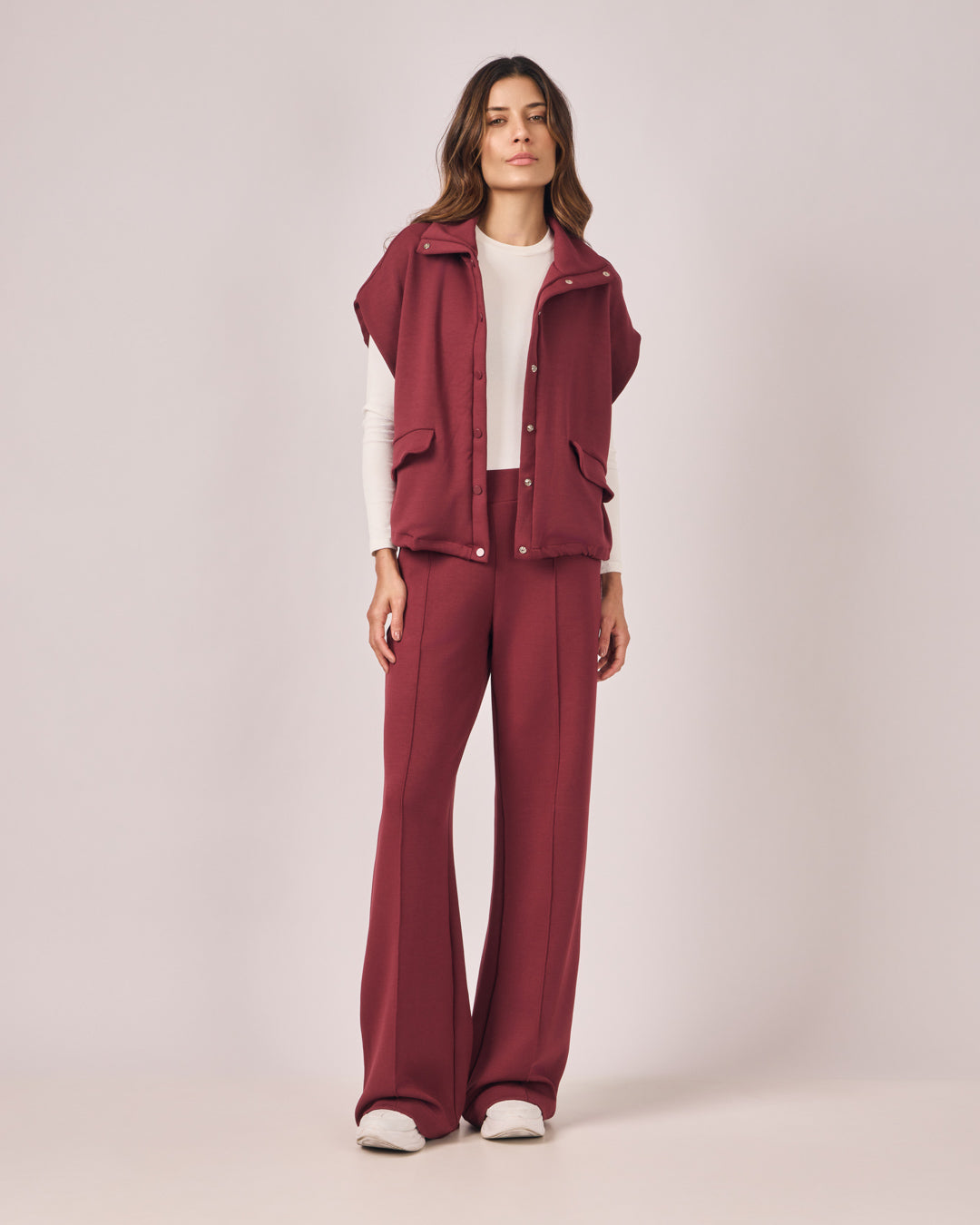 Colete Oversized Casual 2.0 - Merlot