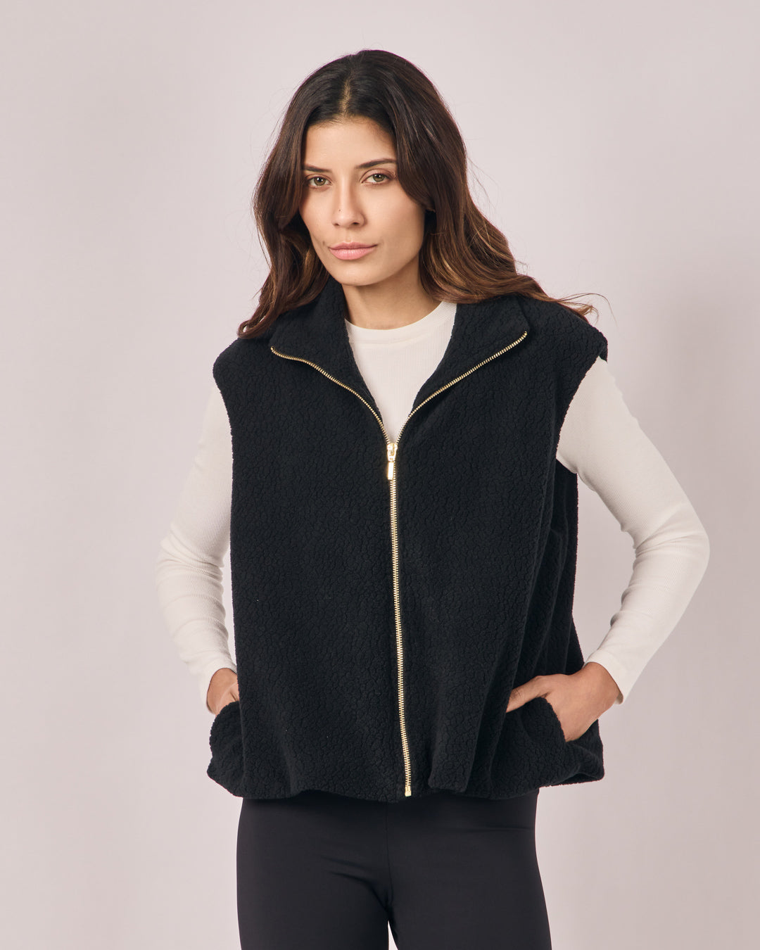 Colete Sherpa - Preto