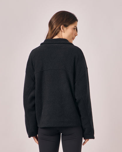 Casaco Sherpa - Preto