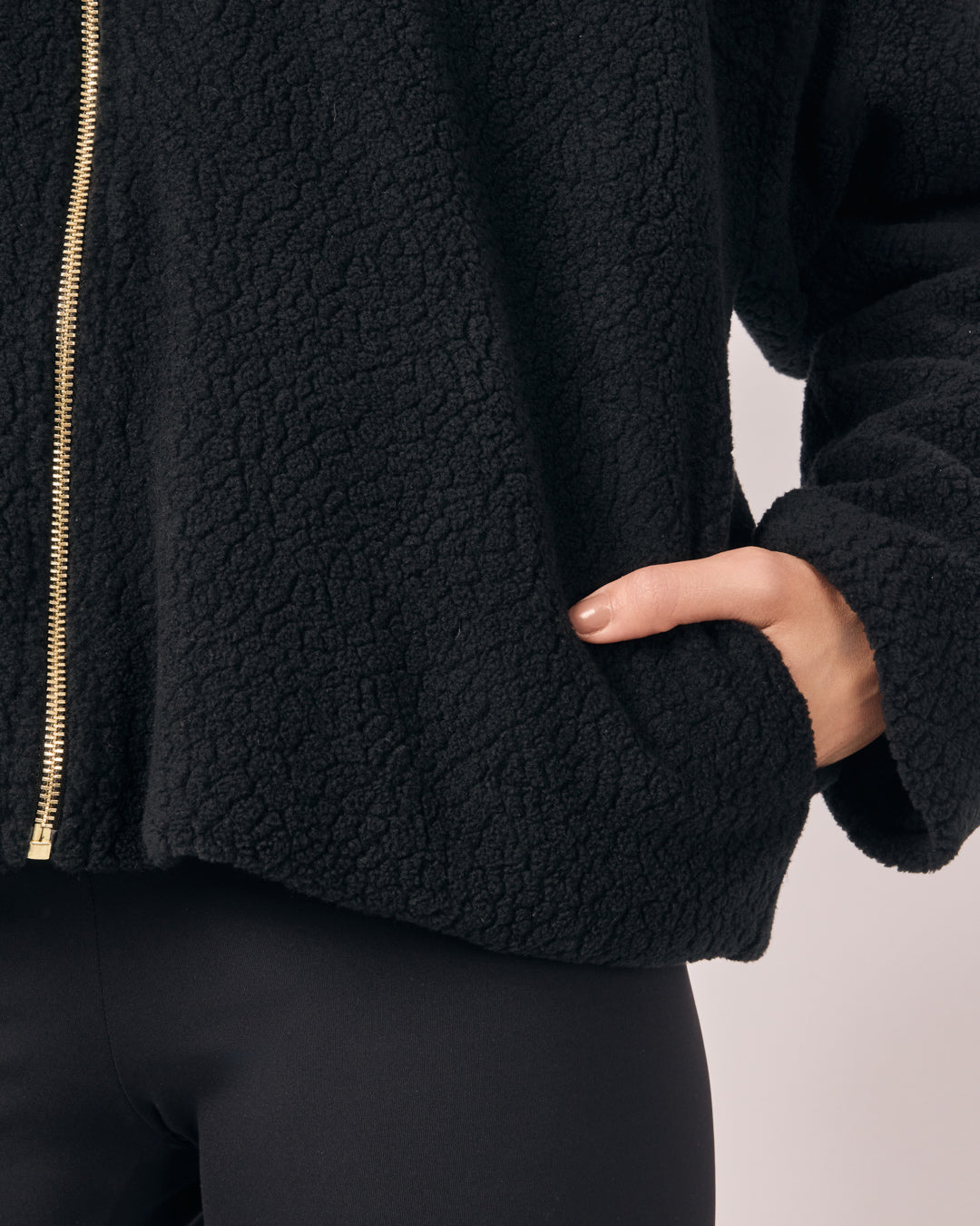 Casaco Sherpa - Preto