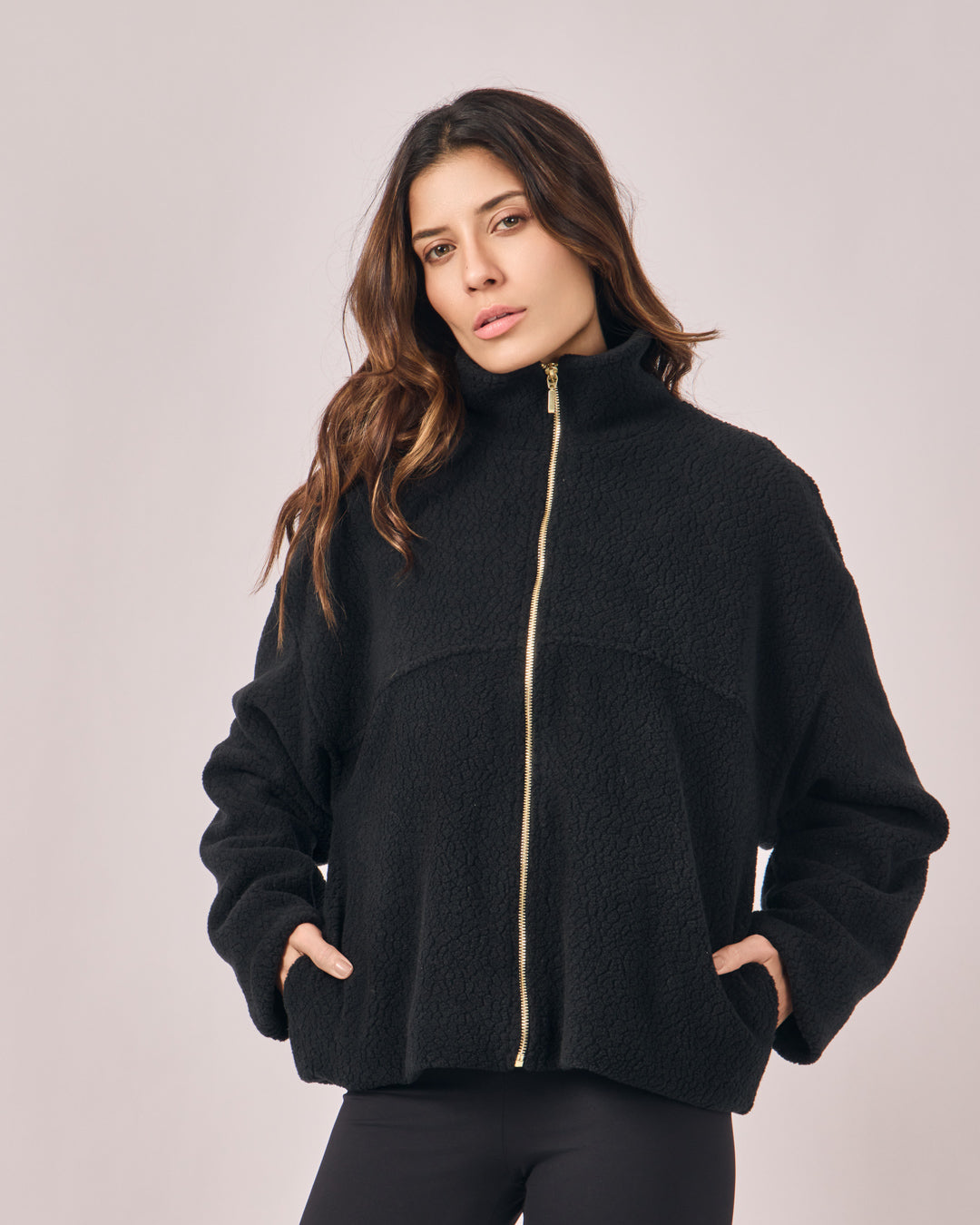 Casaco Sherpa - Preto