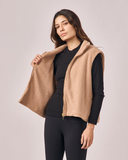 Colete Sherpa - Bege