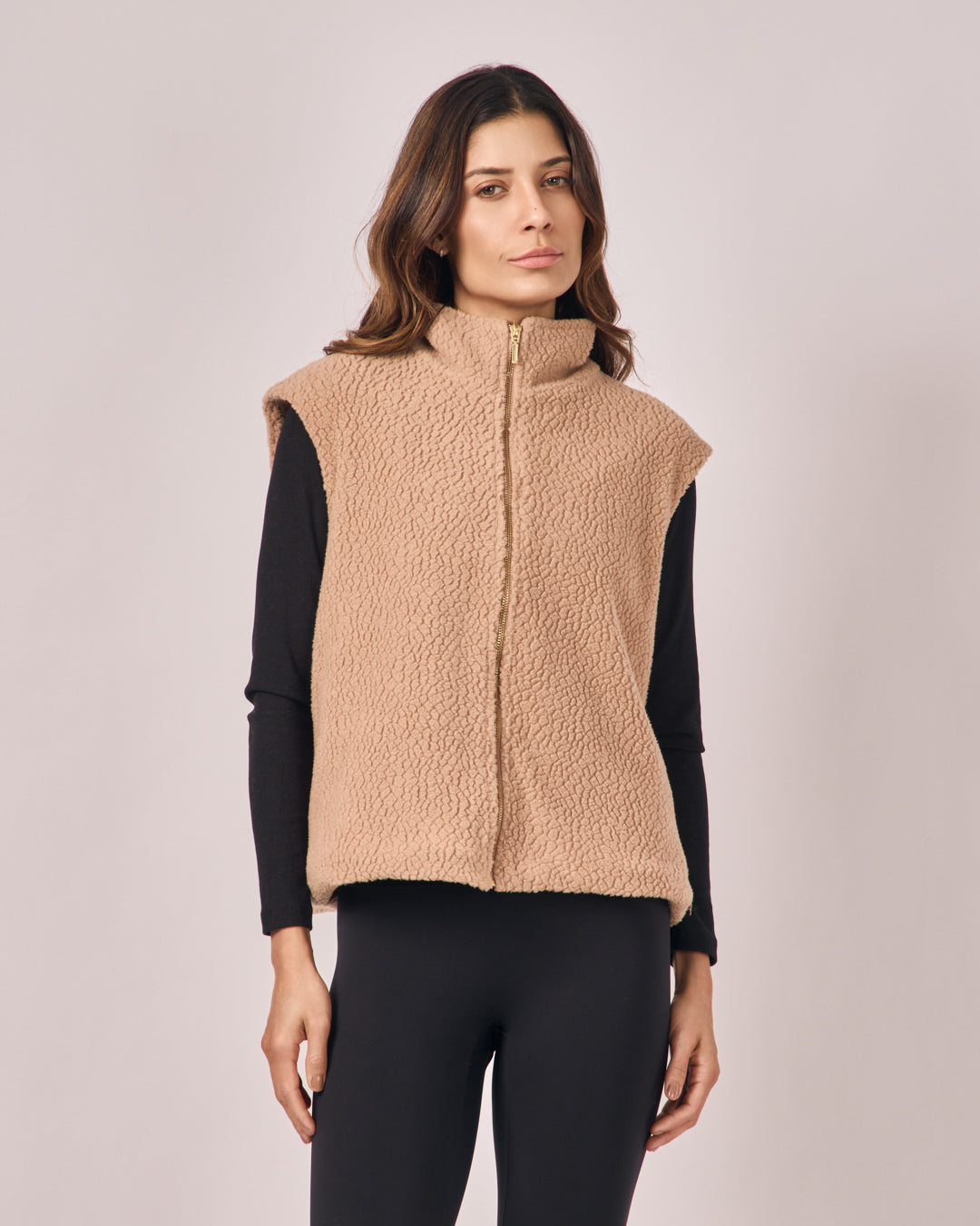 Colete Sherpa - Bege