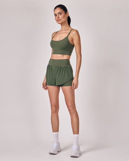 Shorts Runner - Eucalipto