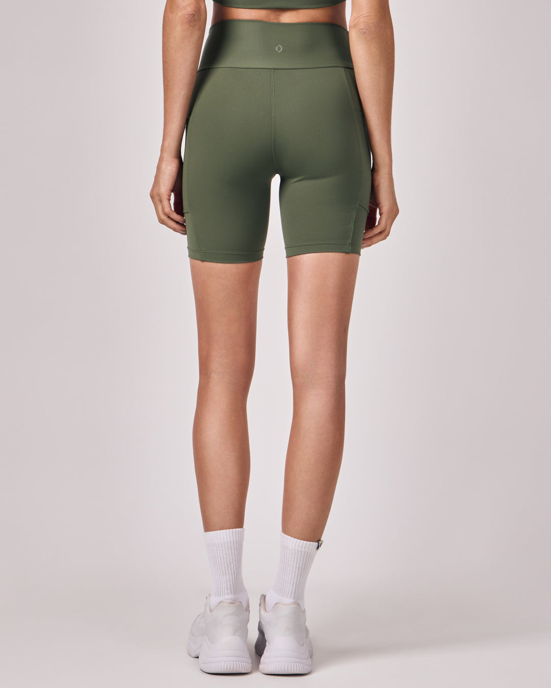 Shorts Biker Longo - Eucalipto