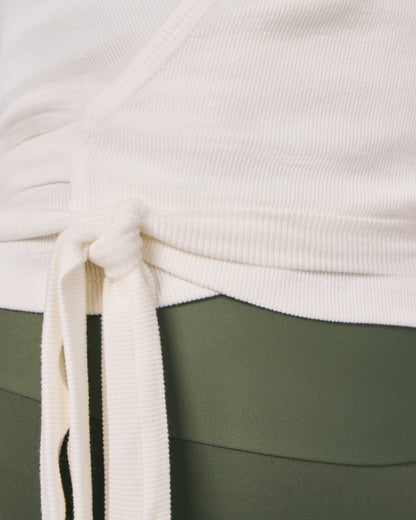 Blusa Transpassada - Off White