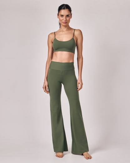 Calça Pantalona Flow - Eucalipto