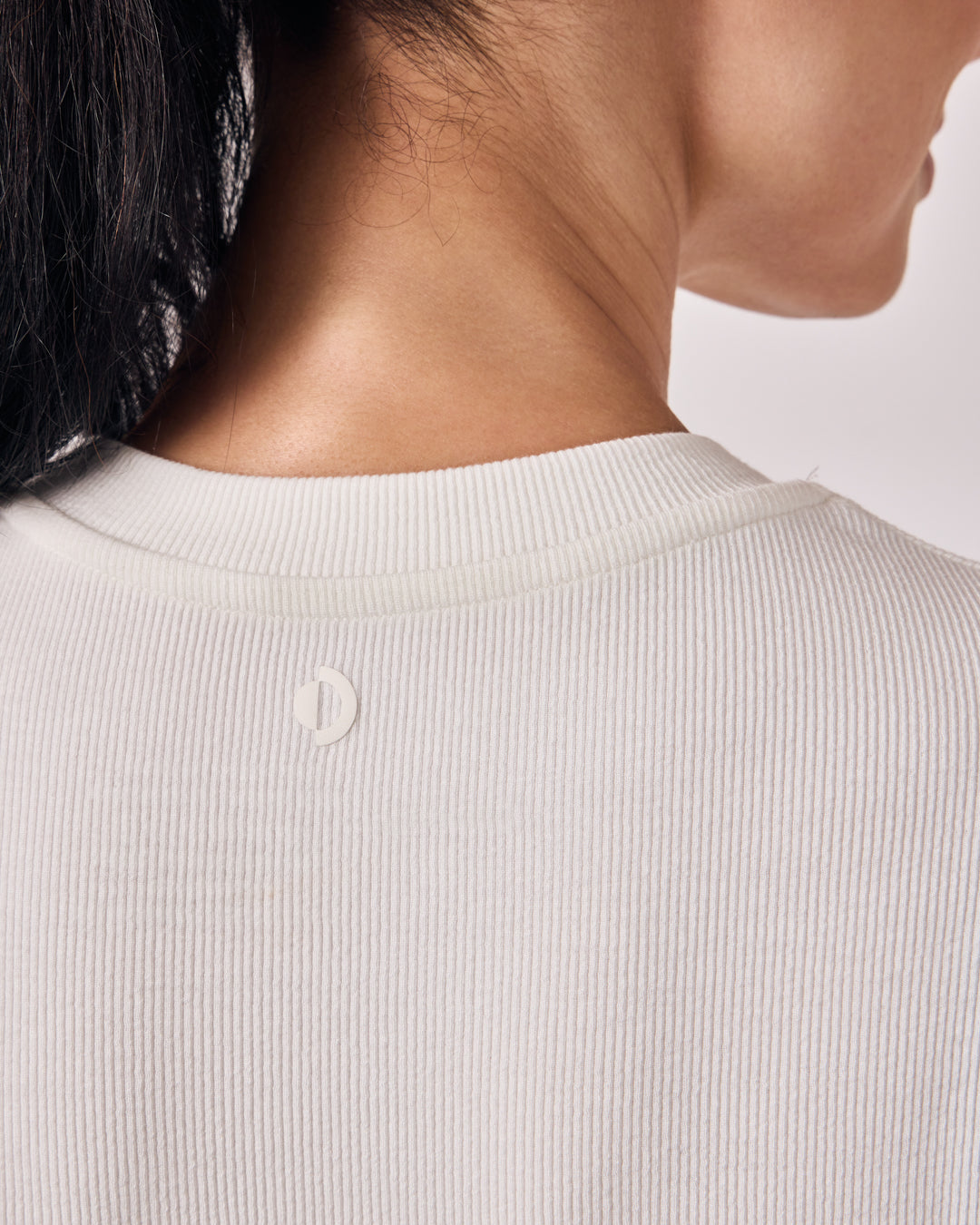 Blusa Manga Longa Ajustada Modal - Off White
