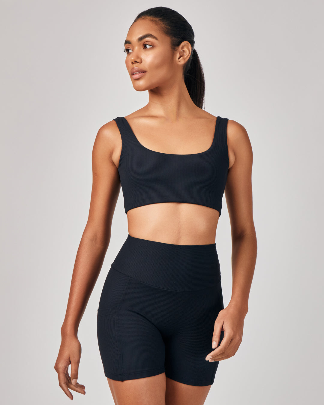 Top Basic Rib - Preto