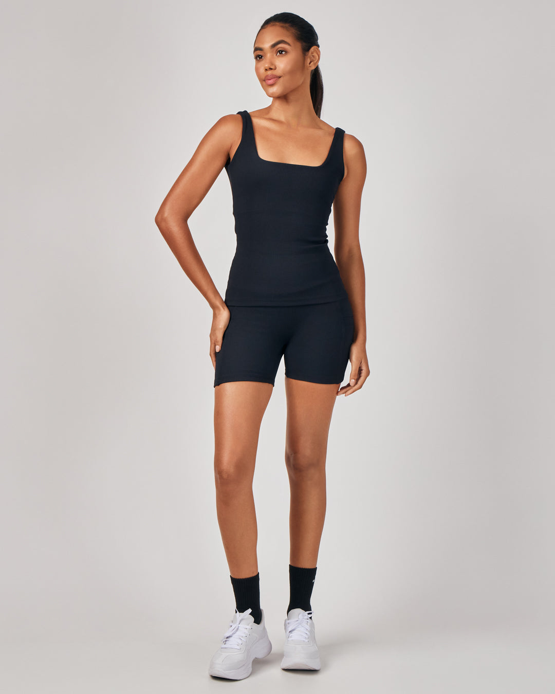 Regata Basic Rib - Preto