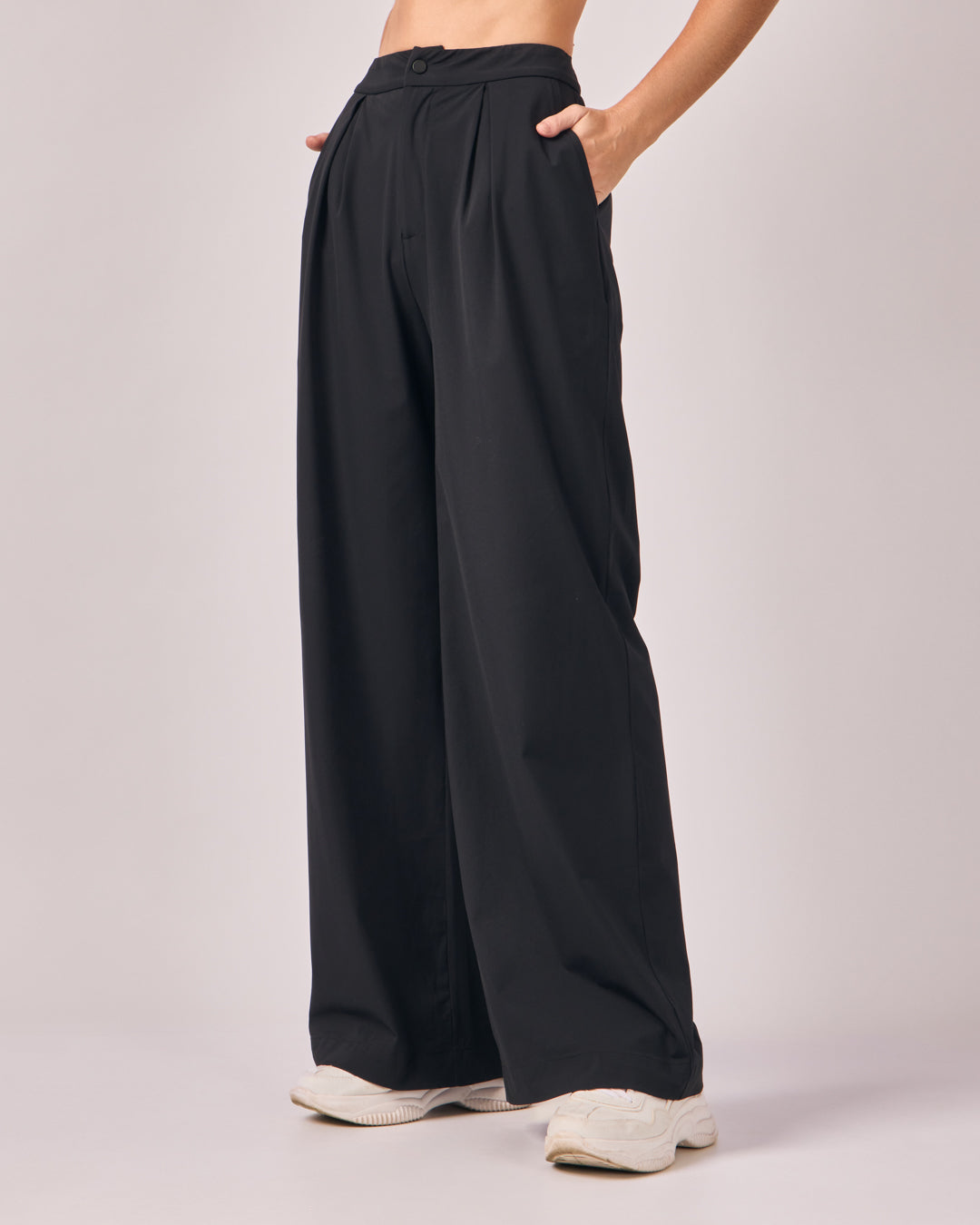 Calça Wideleg Tech - Preto