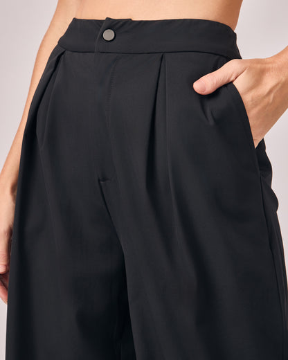 Calça Wideleg Tech - Preto