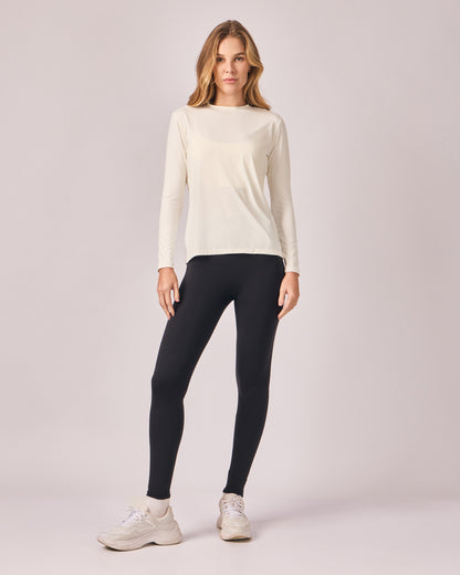 Blusa Manga Longa UV - Off White