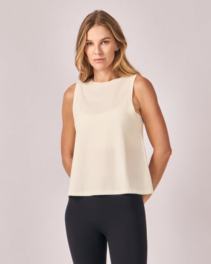 Regata Modal Alongada Ribana - Off White