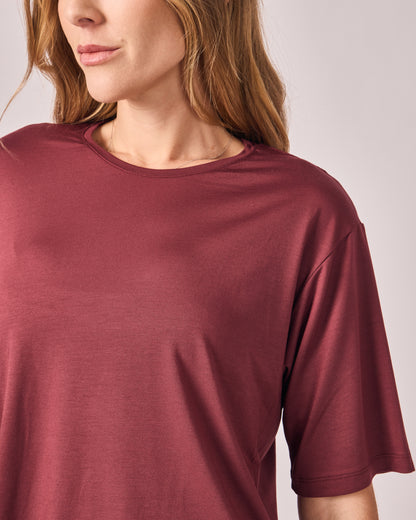 Cropped Modal Alongado - Merlot
