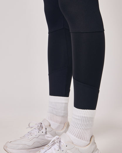Calça Legging Rib - Preto